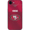 NFL San Francisco 49ers Team Jersey iPhone 16e Skin